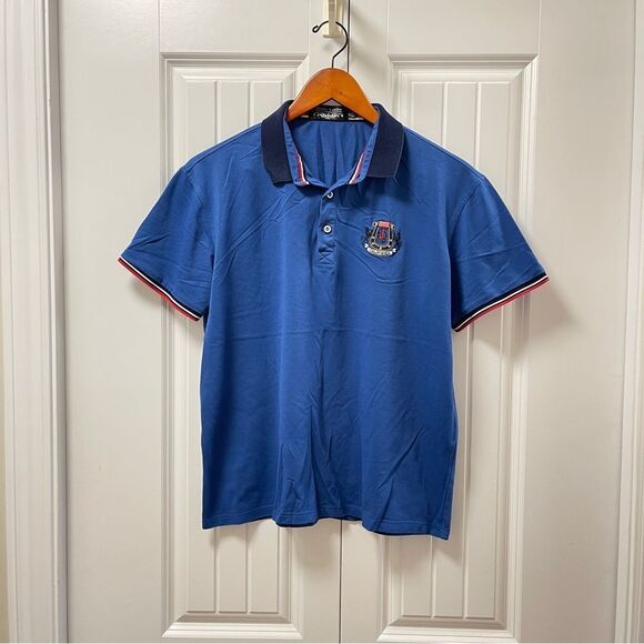 Vintage Verle Vittee Polo Shirt Royal Blue – M - Picture 1 of 13